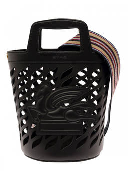 Etro - Black Coffa Leather Bucket Bag
