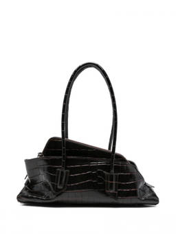 THE ATTICO - Dark Brown La Passeggiata Small Shoulder Bag