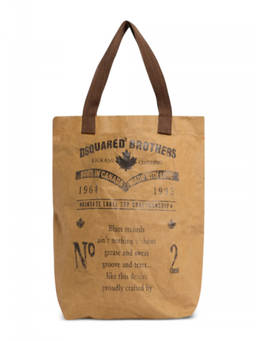 Dsquared2 - Beige Vintage Large Tote Bag