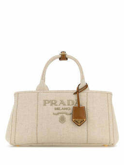 PRADA - Natural Jardiniere Medium Tote Bag