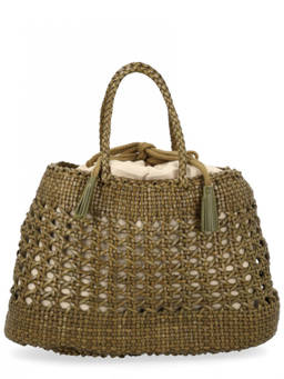 Dragon Diffusion - Khaki Santa Cano Medium Tote Bag