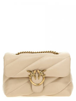Pinko - Beige Classic Love Shoulder Bag