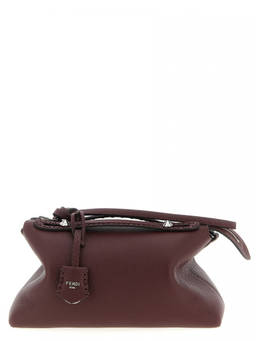 Fendi - Maroon By The Way Selleria Medium Reversible Duffle Bag