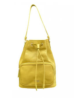 La Rose - Yellow Logo Bucket Bag