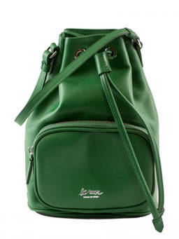 La Rose - Green Logo Bucket Bag