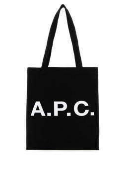 A.P.C. - Black Canvas Lou Tote Bag