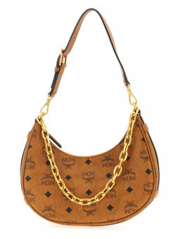 MCM - Brown Aren Crescent' Shoulder Bag