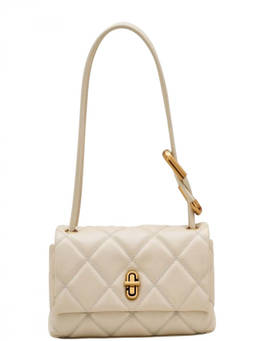 Marc Jacobs - White The Quilted Dual Shoulder Bag