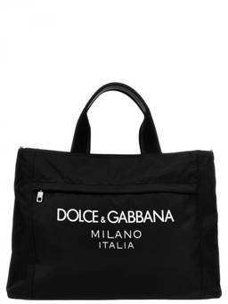 Dolce&Gabbana - Black Logo Duffle Bag