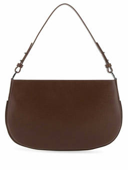 BY FAR - Brown Leather Issa Shoulder Bag