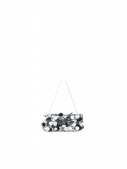 RABANNE - Silver Sequin Shoulder Bag