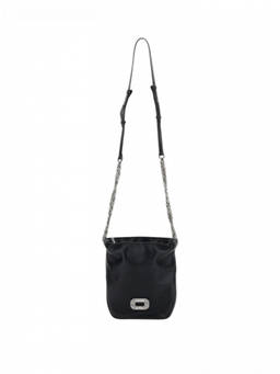 Roger Vivier - Black Pilgrim Bucket Bag
