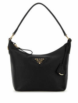 PRADA - Black Logo Mini Hobo