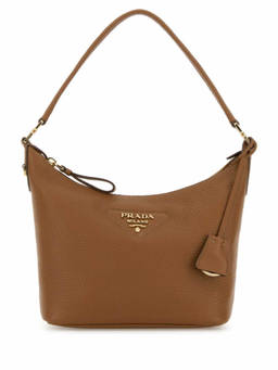 PRADA - Brown Logo Mini Hobo