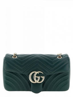 Gucci - Green Gg Marmont Medium Shoulder Bag