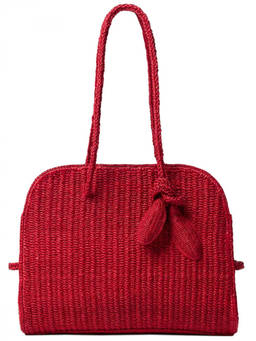 JACQUEMUS - Red Turismo Large Shoulder Bag
