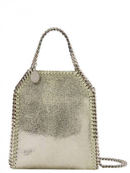 Stella McCartney - Light Green Falabella Tiny Tote Bag