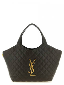 Saint Laurent - Black Icare Medium Tote Bag