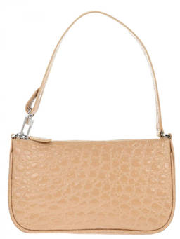 BY FAR - Light Brown Rachel Medium Shoulder Bag