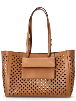 Mulberry - Brown Logo Tote Bag