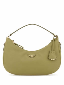 PRADA - Green Logo Shoulder Bag