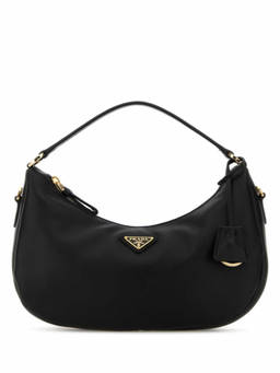 PRADA - Black Leather Shoulder Bag