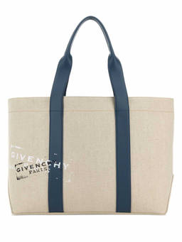Givenchy - Beige Logo Large Tote Bag