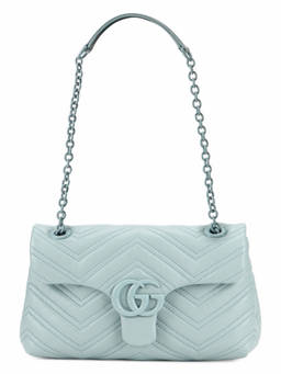 Gucci - Light Blue GG Marmont Small Shoulder Bag
