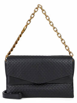 Gucci - Black Logo Large Shoulder Bag