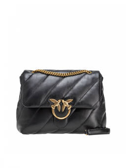 Pinko - Black Love Puff Medium Shoulder Bag