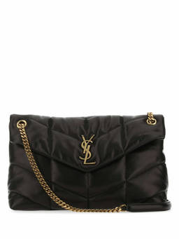 Saint Laurent - Black Medium Loulou Puffer Shoulder Bag