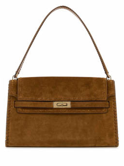 TORY BURCH - Brown Lee Radziwill Large Shoulder Bag