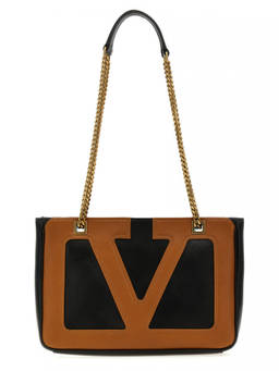 Valentino Garavani - Black Viva Superstar Top Zip Tote Bag