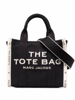 Marc Jacobs - Black The Jacquard Top Zip Small Tote Bag