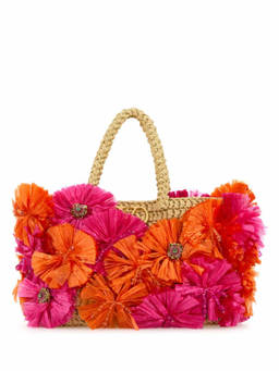 Valentino Garavani - Multicolor V Logo Signature Small Tote Bag