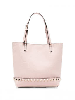 Valentino Garavani - Light Pink Rockstud Small Tote Bag