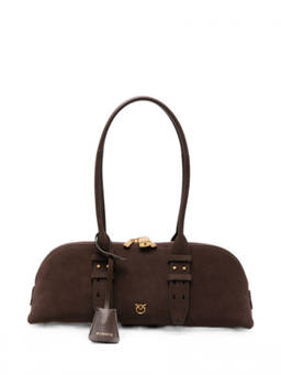 Pinko - Dark Brown Escape Large Shoulder Bag