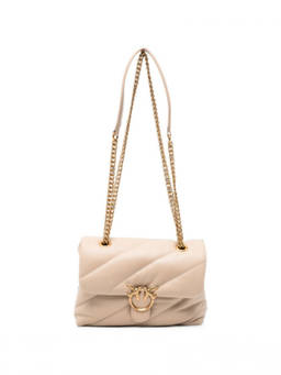 Pinko - Beige Love Puff Mini Shoulder Bag