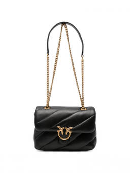 Pinko - Black Love Birds Mini Shoulder Bag