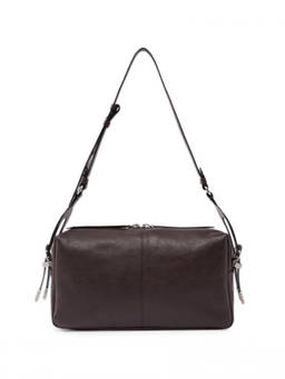 Pinko - Dark Brown Keeper Medium Shoulder Bag