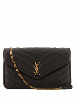 Saint Laurent - Dark Grey Loulou Large Shoulder Bag