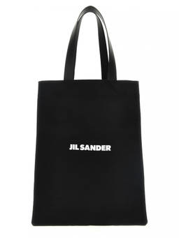 Jil Sander - Black Logo Large Tote Bag