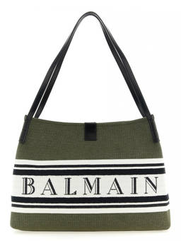 BALMAIN - Green Release Large Tote Bag