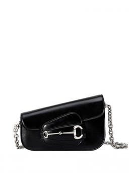 Gucci - Black Horsebit 1955 Mini Shoulder Bag