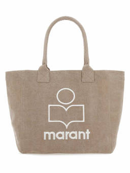 Isabel Marant - Beige Small Yenky Faded Cotton Bag