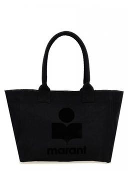 Isabel Marant - Black Yenky Zipped Cotton Logo Tote Bag