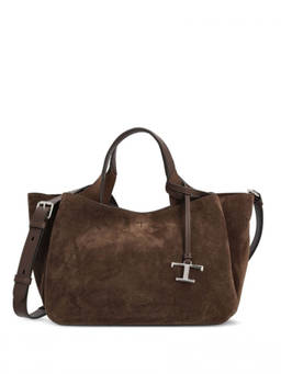 TOD'S - Brown Logo Tote Bag