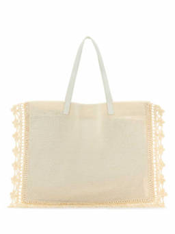 JW Anderson - Ivory Crochet Tote Bag