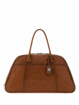 Miu Miu - Cognac Vivant Top Zip Large Tote Bag