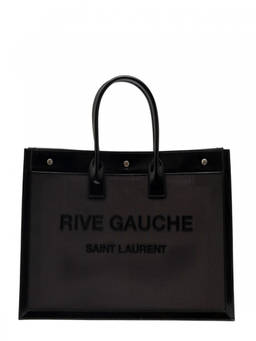 Saint Laurent - Black Rive Gauche Tote Bag